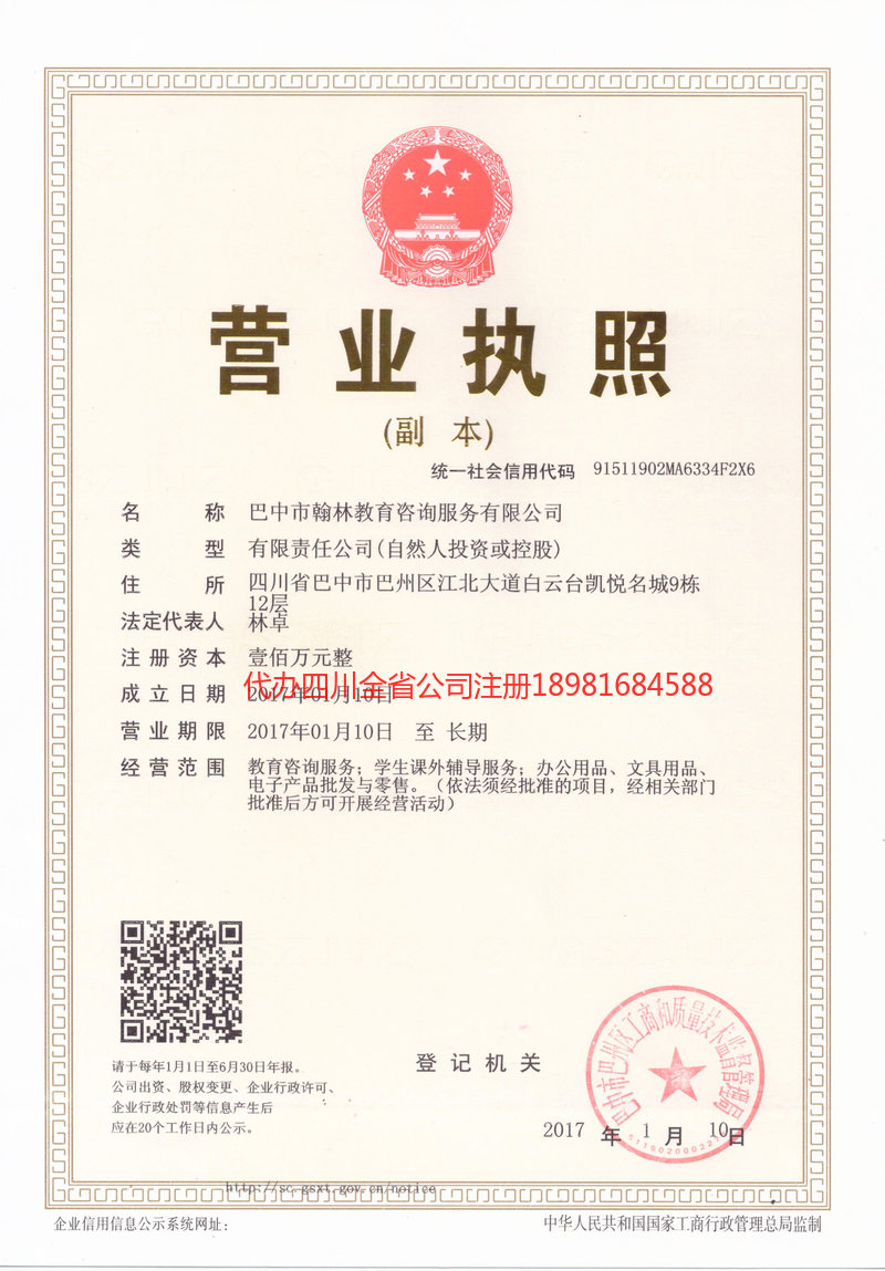 新泰新泰翰林教育咨询服务有限公司